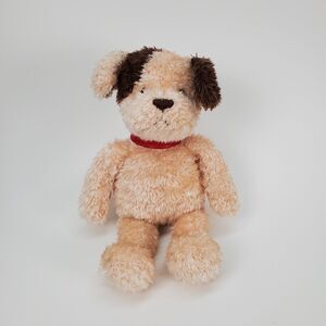 Gund Make A Promise Puppy Dog Tan Brown Red Collar 15" Plush Stuffed Animal
